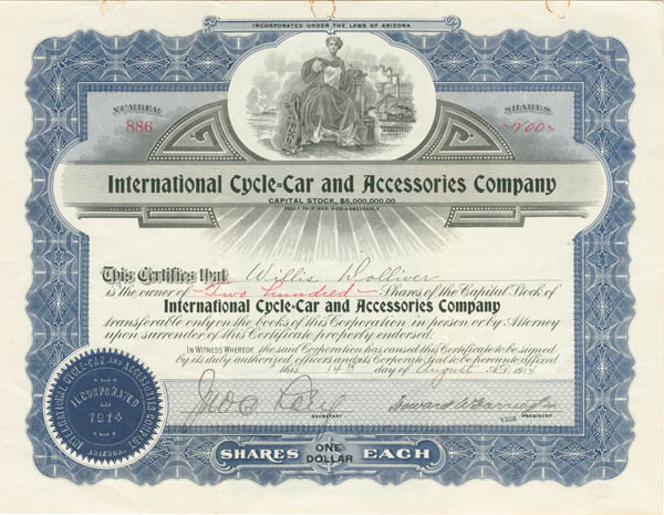 International Cycle-Car and Acccessories Co.
